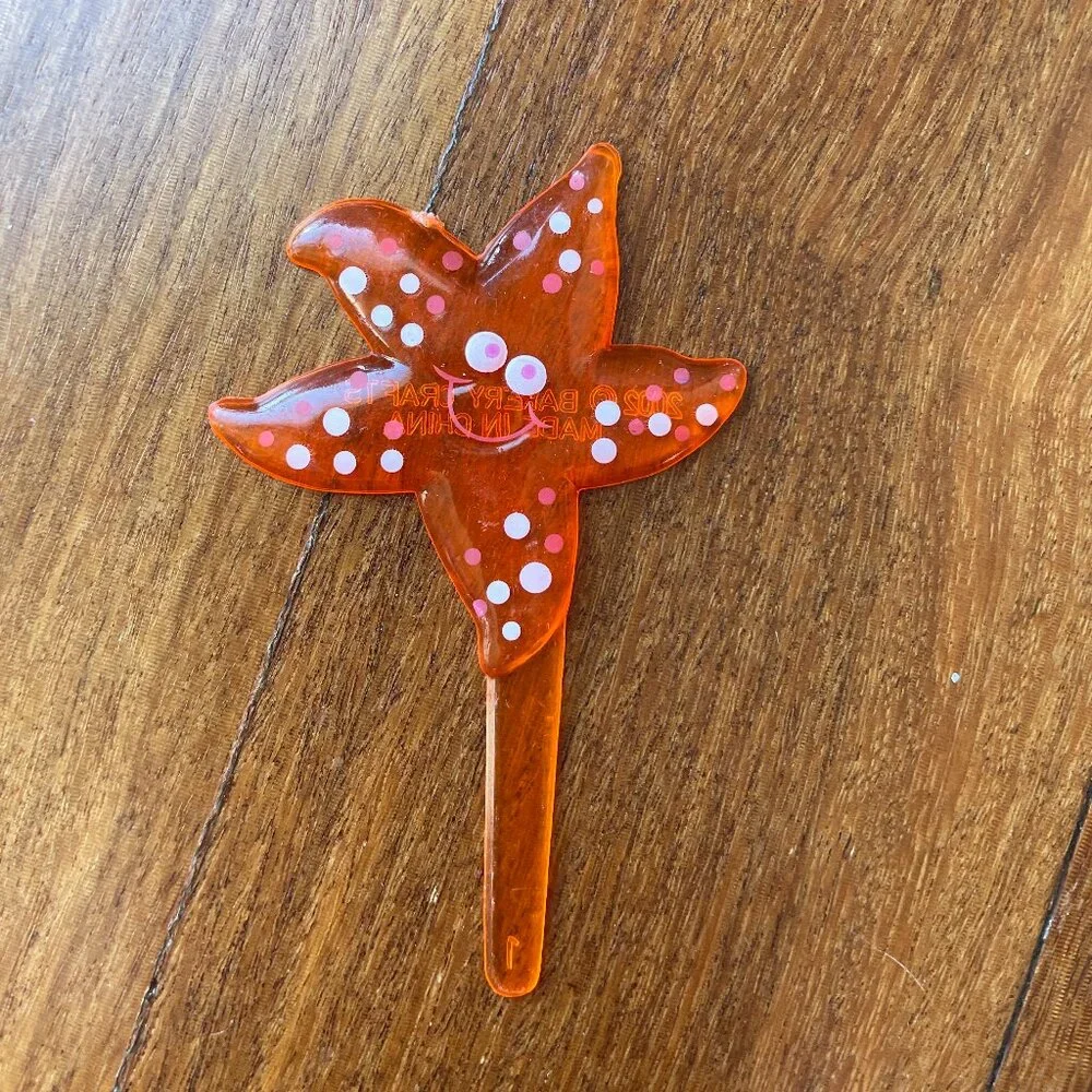 Six (6) Beach / Ocean Cupcake Picks / Toppers